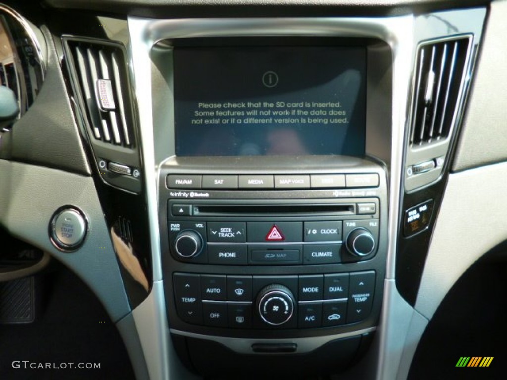 2014 Sonata Limited - Pearl White / Gray photo #19