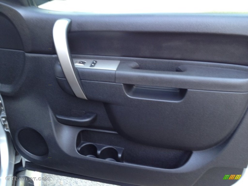 2011 Silverado 1500 LS Extended Cab 4x4 - Sheer Silver Metallic / Dark Titanium photo #12