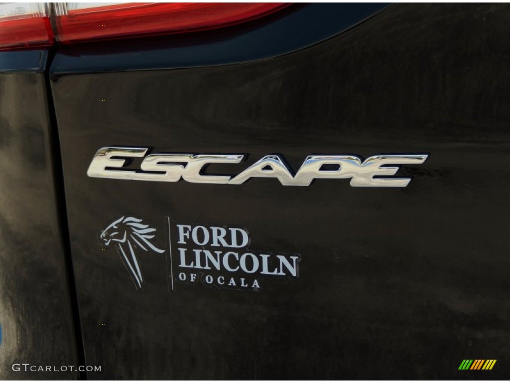 2014 Escape Titanium 2.0L EcoBoost - Tuxedo Black / Medium Light Stone photo #4