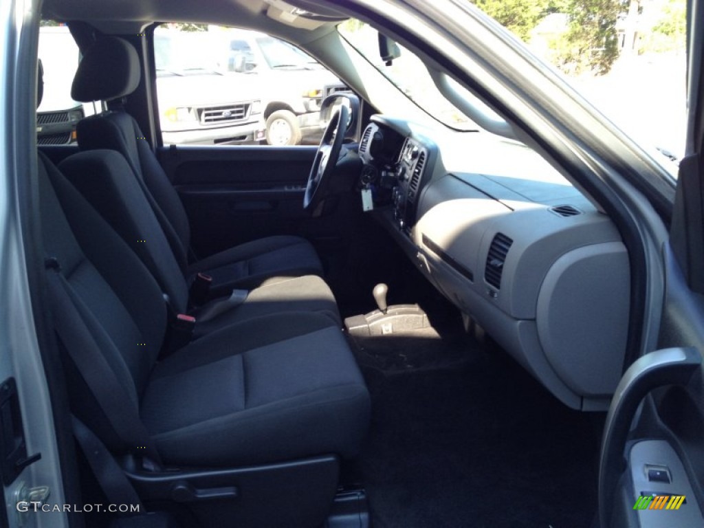 2011 Silverado 1500 LS Extended Cab 4x4 - Sheer Silver Metallic / Dark Titanium photo #14