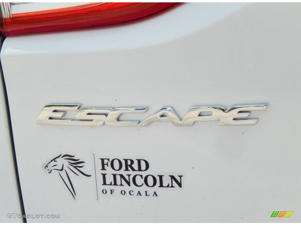 2014 Escape SE 1.6L EcoBoost - White Platinum / Medium Light Stone photo #4
