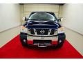 2008 Majestic Blue Nissan Titan LE Crew Cab  photo #2