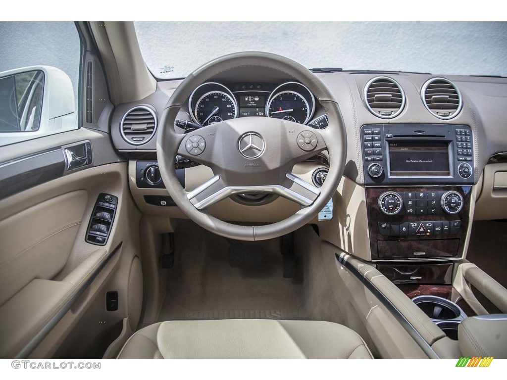 2012 Mercedes-Benz GL 350 BlueTEC 4Matic Cashmere Dashboard Photo #93722139