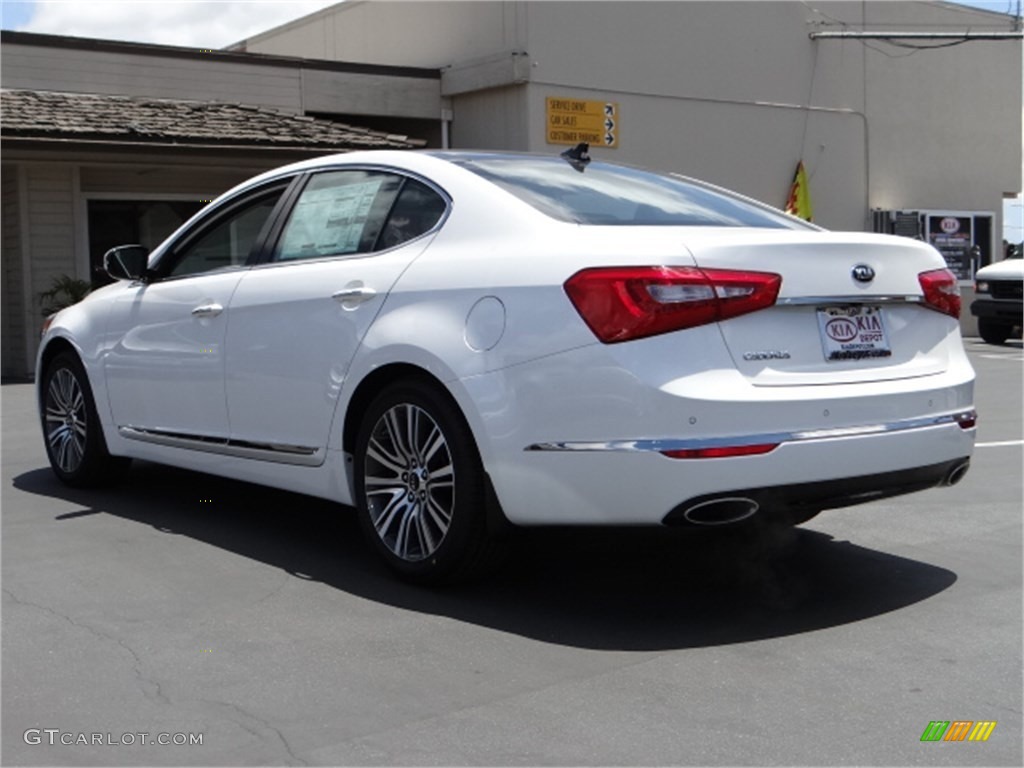 2014 Cadenza Premium - Snow White Pearl / Black photo #4