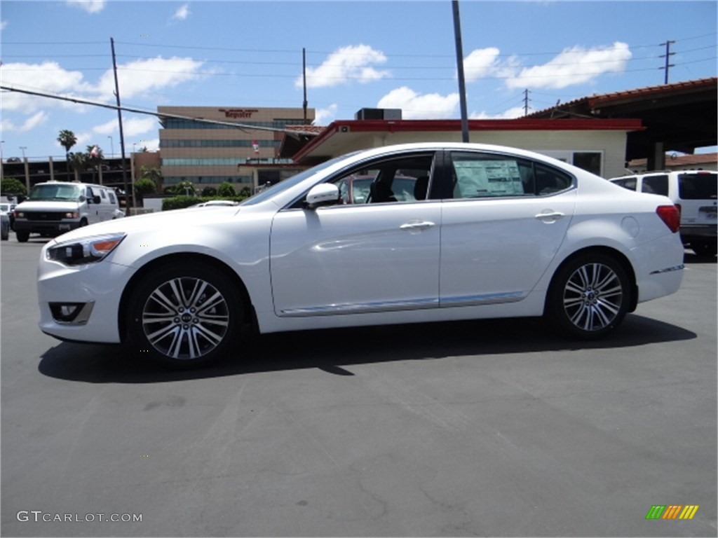2014 Cadenza Premium - Snow White Pearl / Black photo #5