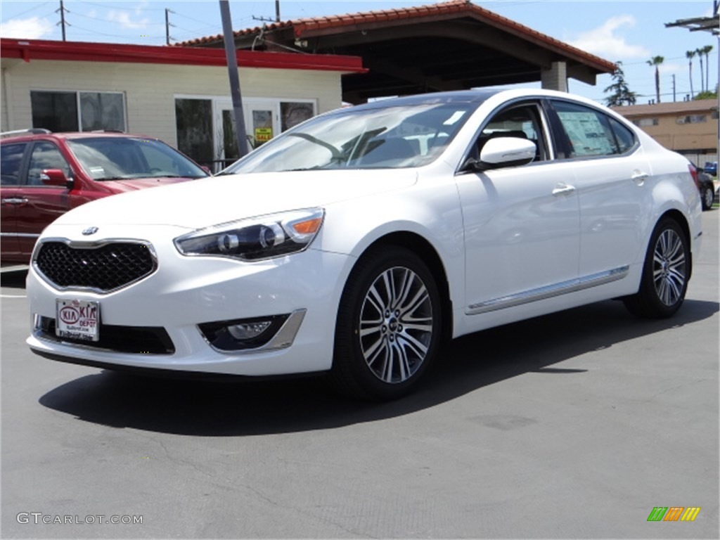2014 Cadenza Premium - Snow White Pearl / Black photo #6