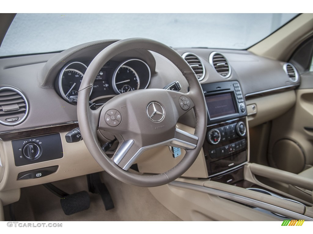 2012 Mercedes-Benz GL 350 BlueTEC 4Matic Cashmere Dashboard Photo #93722608
