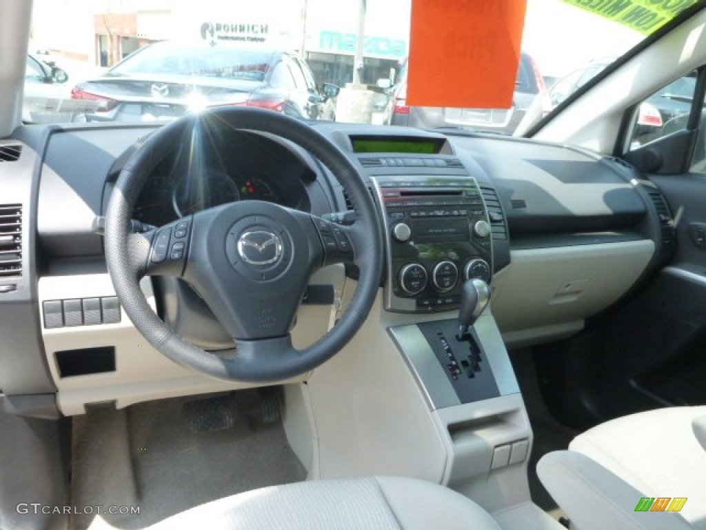 2008 MAZDA5 Touring - Crystal White / Sand photo #6
