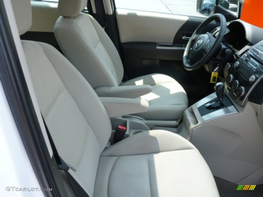 2008 MAZDA5 Touring - Crystal White / Sand photo #16