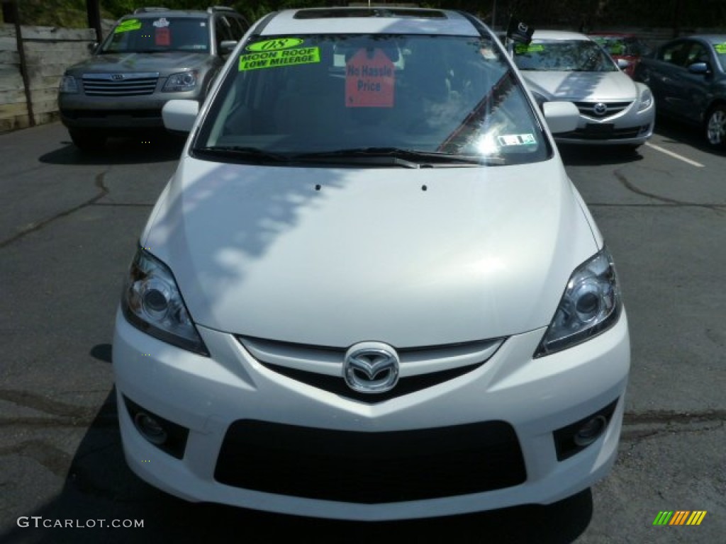 2008 MAZDA5 Touring - Crystal White / Sand photo #17