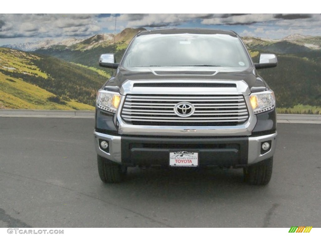 2014 Tundra Limited Double Cab 4x4 - Attitude Black Metallic / Sand Beige photo #2