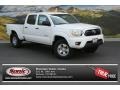 2014 Super White Toyota Tacoma V6 SR5 Double Cab 4x4  photo #1