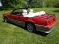 1987 Medium Scarlet Red Ford Mustang GT Convertible  photo #3