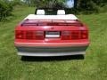 1987 Medium Scarlet Red Ford Mustang GT Convertible  photo #4