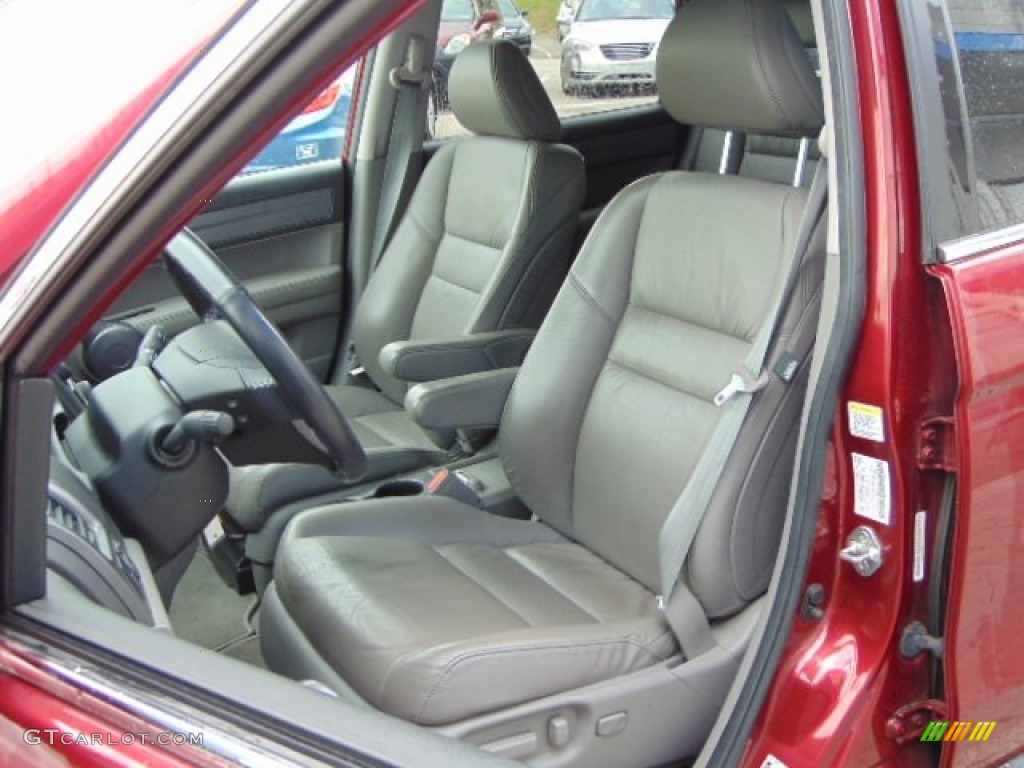 2009 CR-V EX-L 4WD - Tango Red Pearl / Gray photo #12