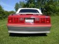 1987 Medium Scarlet Red Ford Mustang GT Convertible  photo #12