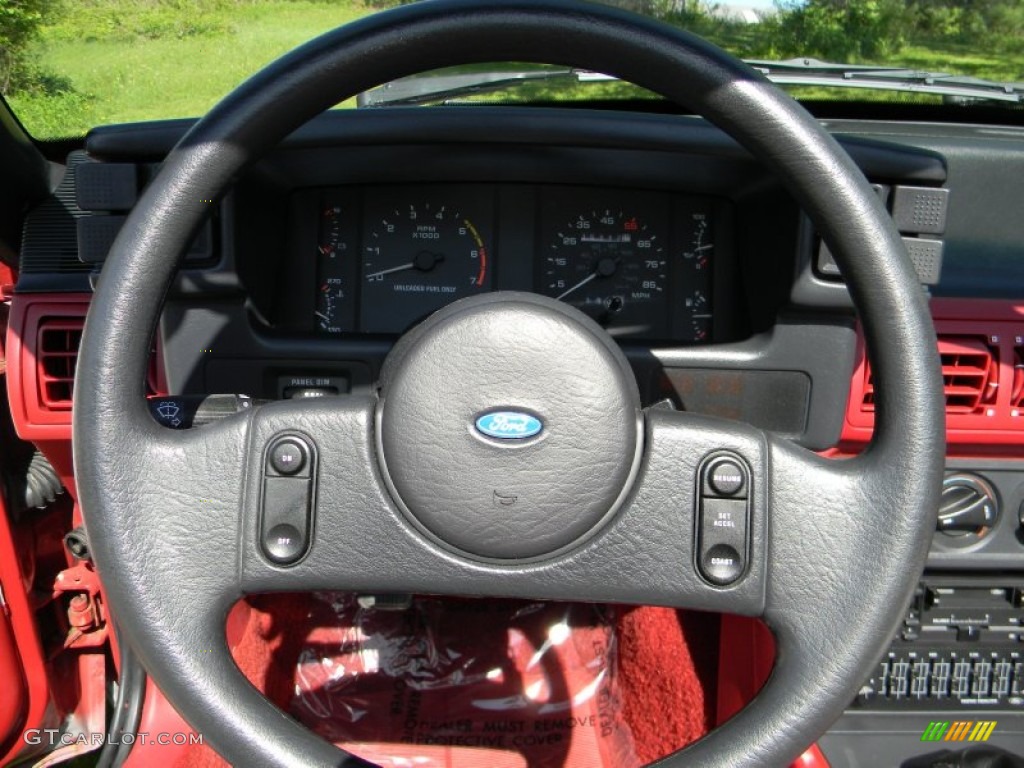 1987 Ford Mustang GT Convertible Steering Wheel Photos