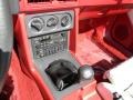 1987 Ford Mustang White Interior Transmission Photo