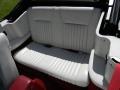 1987 Ford Mustang White Interior Rear Seat Photo