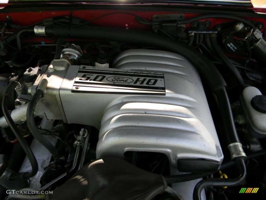 1987 Ford Mustang GT Convertible 5.0 Liter OHV 16-Valve V8 Engine Photo #93727902