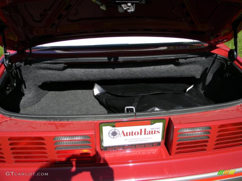 1987 Mustang GT Convertible - Medium Scarlet Red / White photo #53