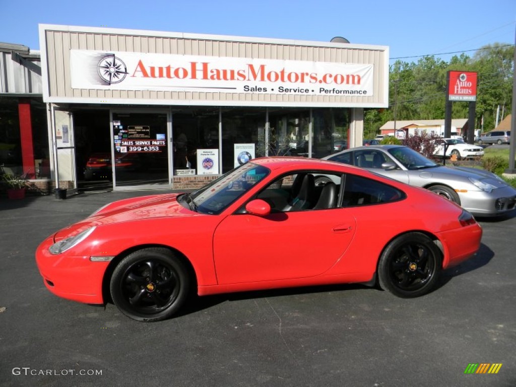 1999 911 Carrera Coupe - Guards Red / Black photo #18