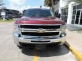 2009 Victory Red Chevrolet Silverado 2500HD LT Extended Cab 4x4  photo #2