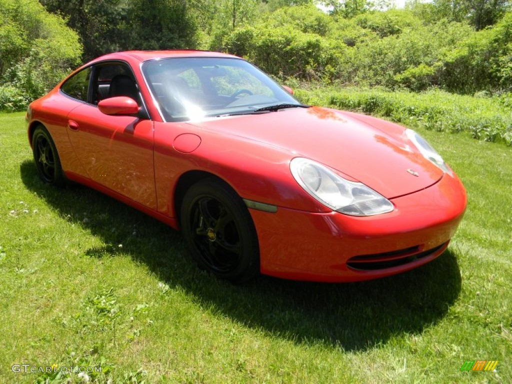 1999 911 Carrera Coupe - Guards Red / Black photo #24