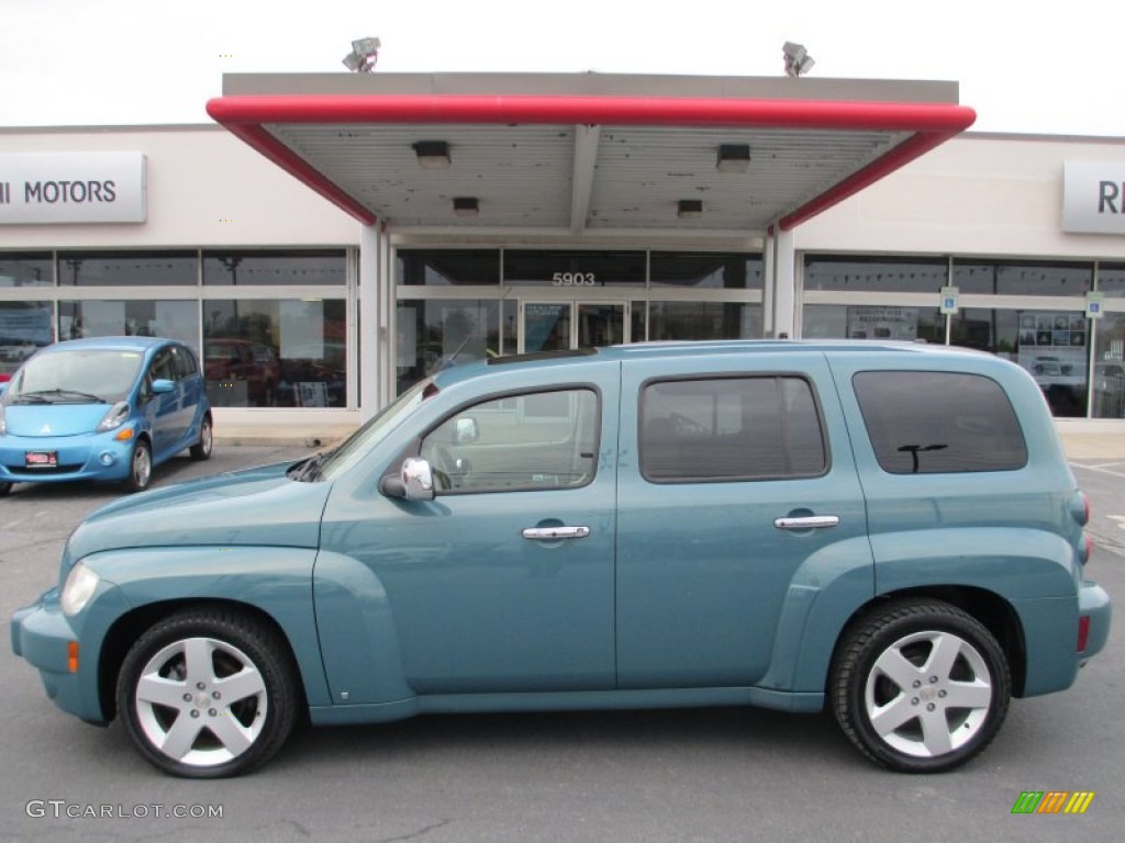 2007 HHR LT - Golden Teal Metallic / Cashmere Beige photo #2