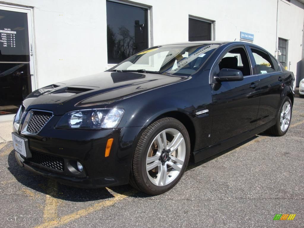 2009 G8 Sedan - Panther Black / Onyx photo #1