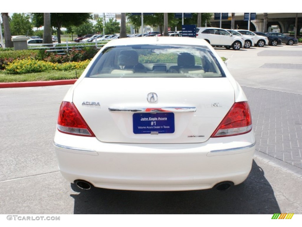 2005 RL 3.5 AWD Sedan - Premium White Pearl / Taupe photo #5