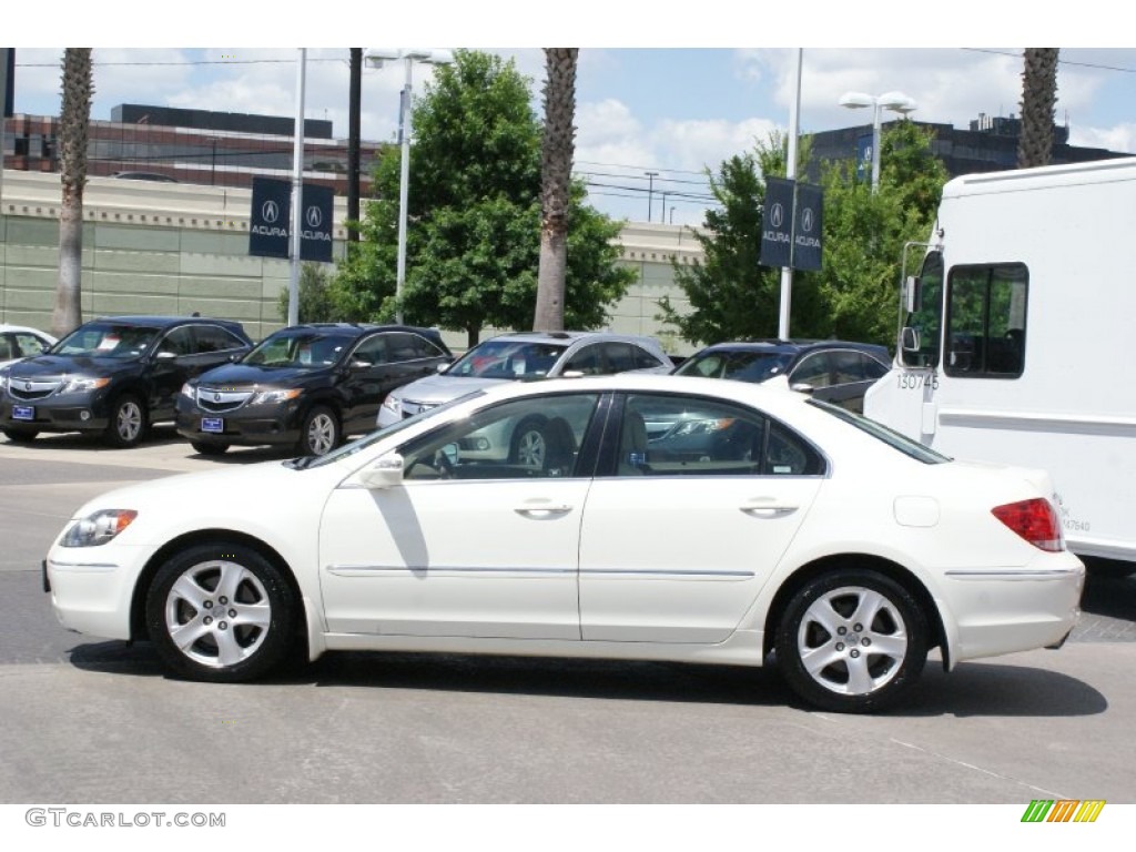 2005 RL 3.5 AWD Sedan - Premium White Pearl / Taupe photo #6