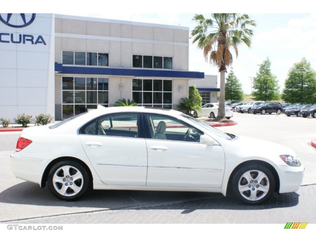 2005 RL 3.5 AWD Sedan - Premium White Pearl / Taupe photo #7