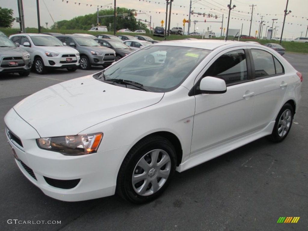 Wicked White 2014 Mitsubishi Lancer ES Sportback Exterior Photo #93732944