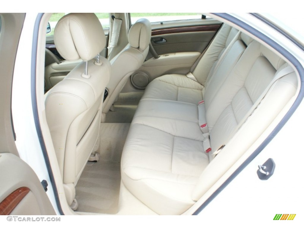 2005 RL 3.5 AWD Sedan - Premium White Pearl / Taupe photo #14