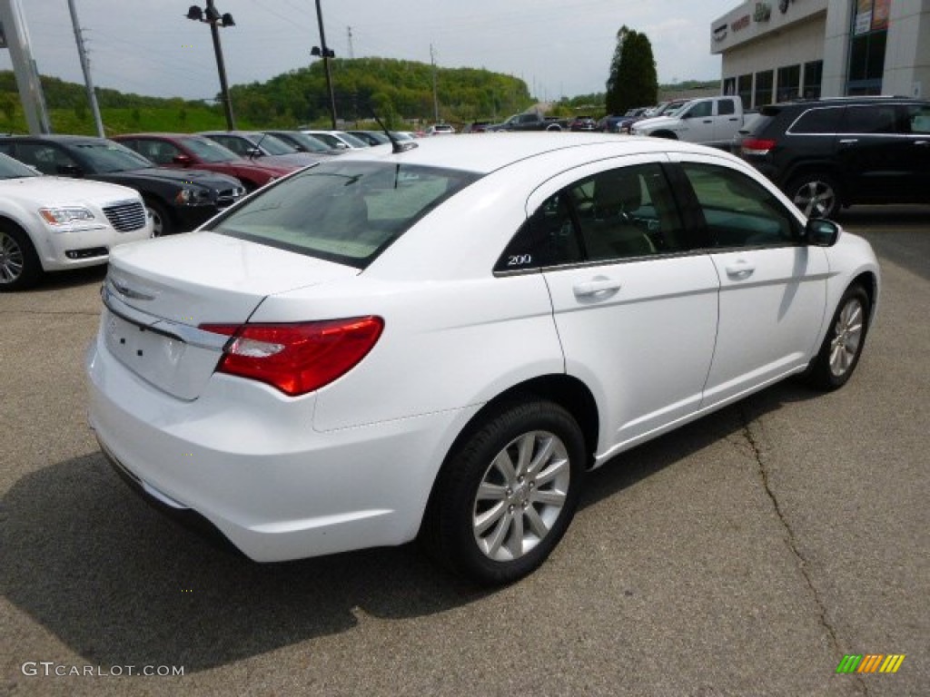 2014 200 Touring Sedan - Bright White / Black/Light Frost Beige photo #6