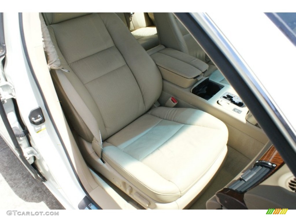 2005 RL 3.5 AWD Sedan - Premium White Pearl / Taupe photo #21