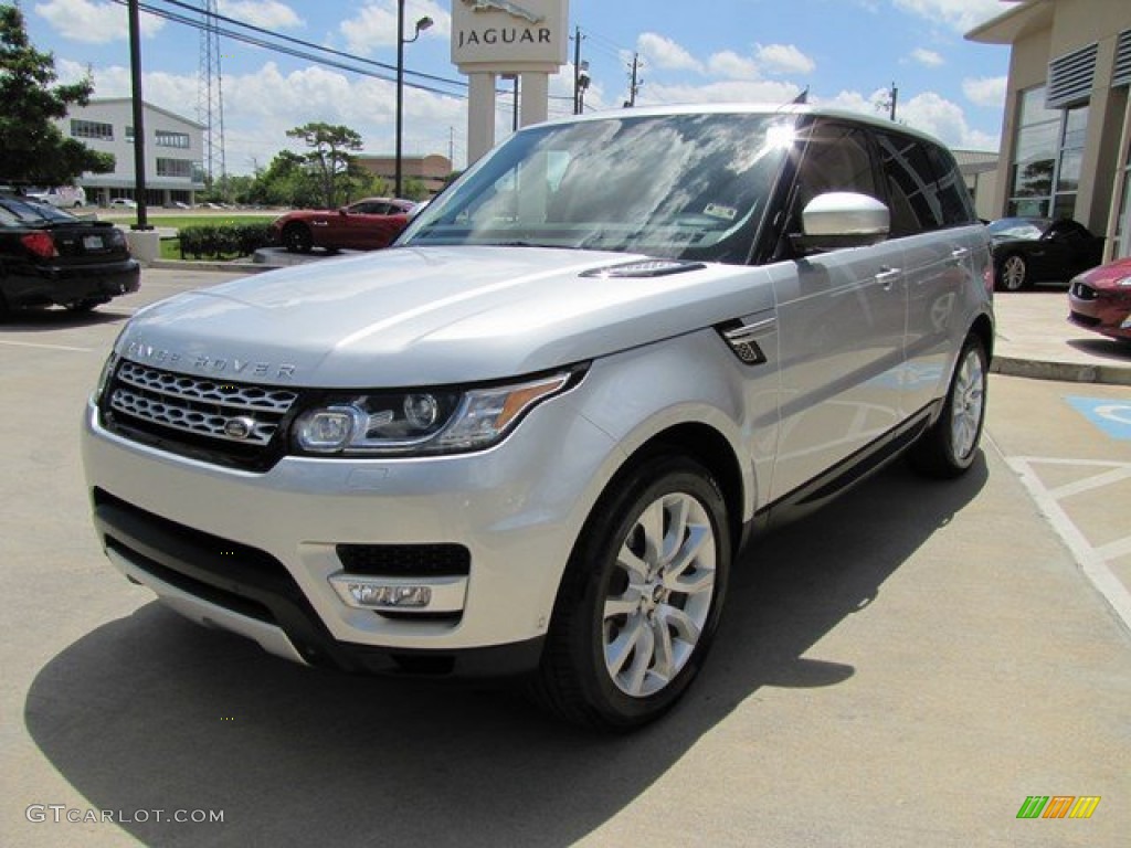 2014 Range Rover Sport Supercharged - Indus Silver Metallic / Ebony/Lunar/Ebony photo #5