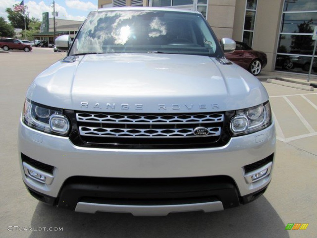 2014 Range Rover Sport Supercharged - Indus Silver Metallic / Ebony/Lunar/Ebony photo #6