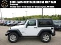 2014 Bright White Jeep Wrangler Sport 4x4  photo #1