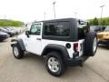 2014 Bright White Jeep Wrangler Sport 4x4  photo #8