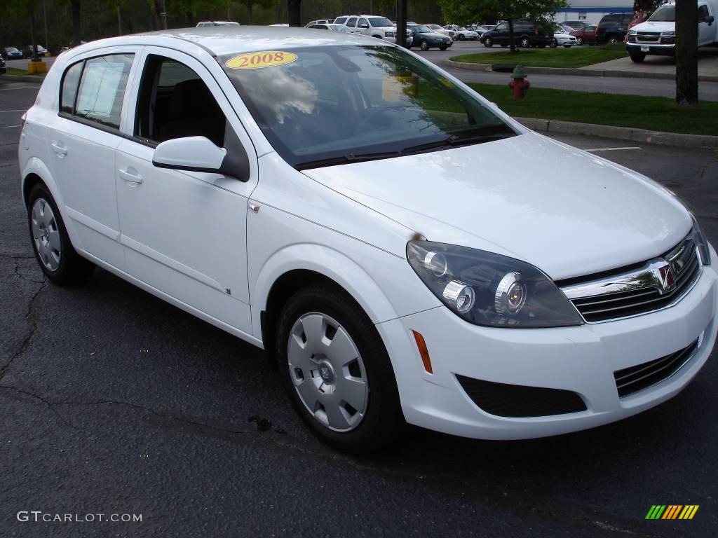 2008 Astra XE Sedan - Arctic White / Charcoal photo #2