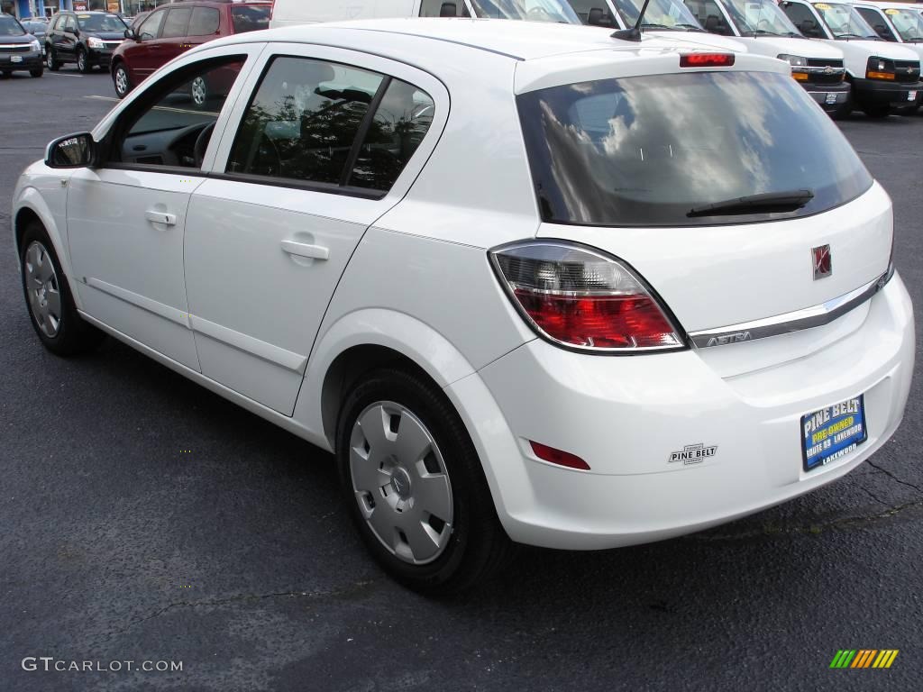 2008 Astra XE Sedan - Arctic White / Charcoal photo #5