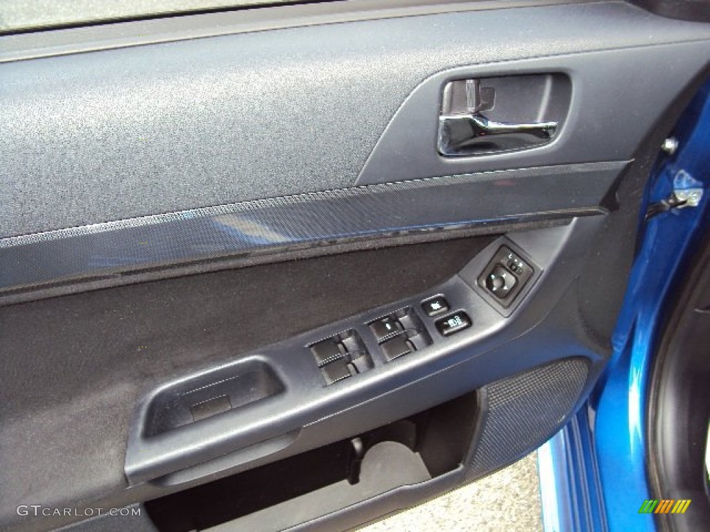 2010 Lancer Sportback GTS - Octane Blue Metallic / Black photo #7