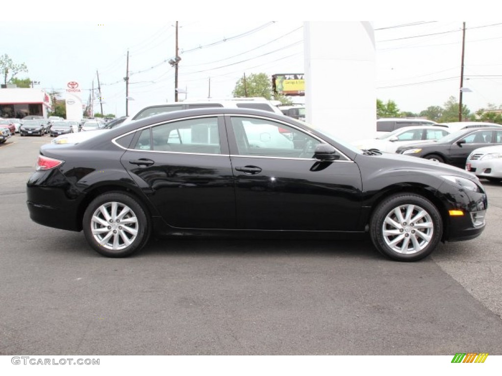 2012 MAZDA6 i Touring Sedan - Ebony Black / Black photo #2