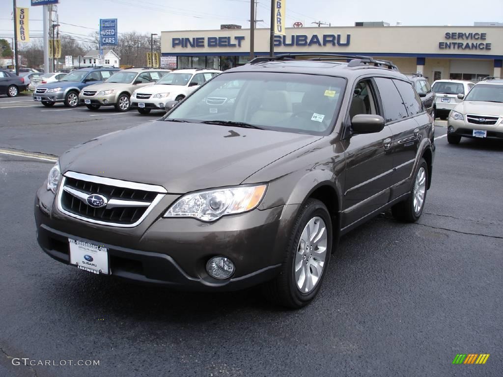 2009 Outback 2.5i Limited Wagon - Deep Bronze Metallic / Warm Ivory photo #1