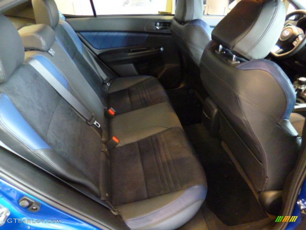 Carbon Black Interior 2015 Subaru WRX STI Launch Edition Photo #93740205