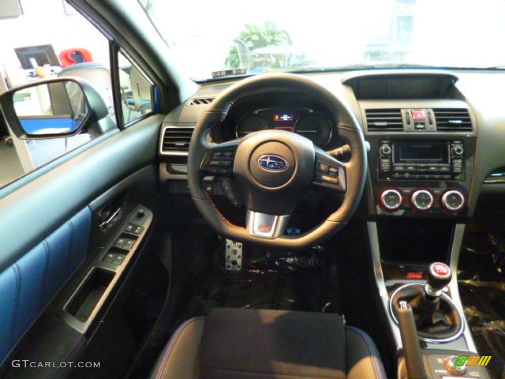 2015 Subaru WRX STI Launch Edition Carbon Black Dashboard Photo #93740235