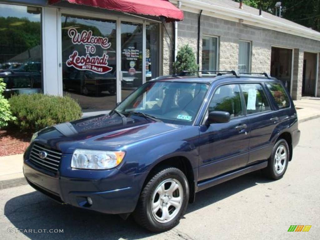 2006 Forester 2.5 X - Regal Blue Pearl / Graphite Gray photo #1