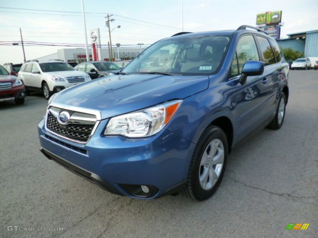 Quartz Blue Pearl 2015 Subaru Forester 2.5i Limited Exterior Photo #93740655